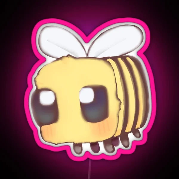 Busy Bee RGB Neon Sign