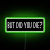 RGB Neon Sign with Cool Motorcycle Helmet led Design Ideas