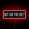 RGB neon motorcycle helmet led and cool biker gifts sign