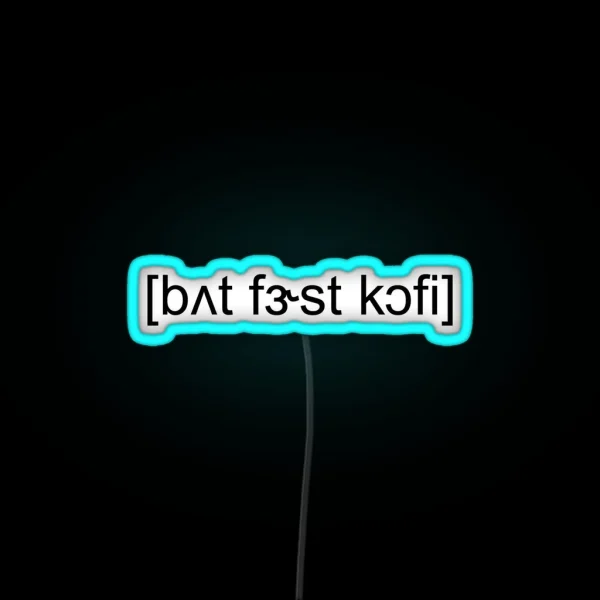 But First Coffee IPA RGB Neon Sign