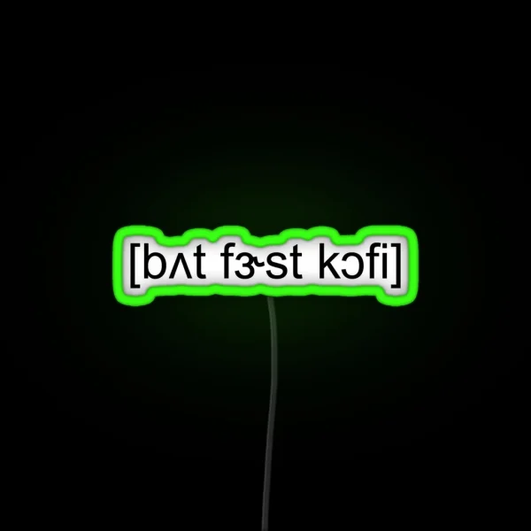 But First Coffee IPA RGB Neon Sign