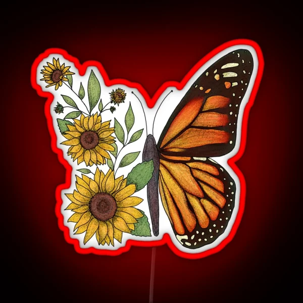 Butterfly RGB Neon Sign