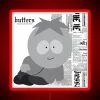 Reputation album cover art inspired by Taylor Swift in South Park style.