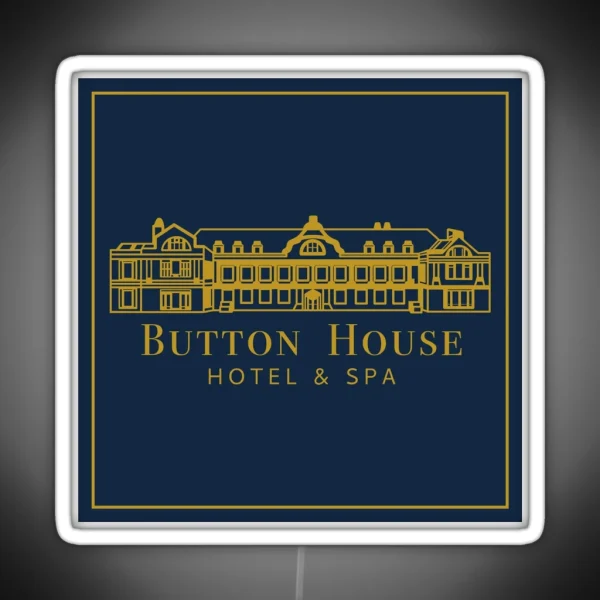 Button House Hotel And Spa RGB Neon Sign