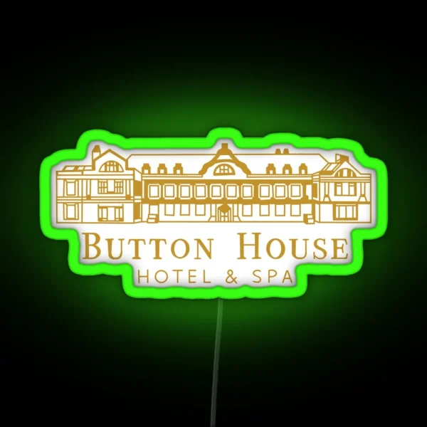 Button House Hotel And Spa RGB Neon Sign