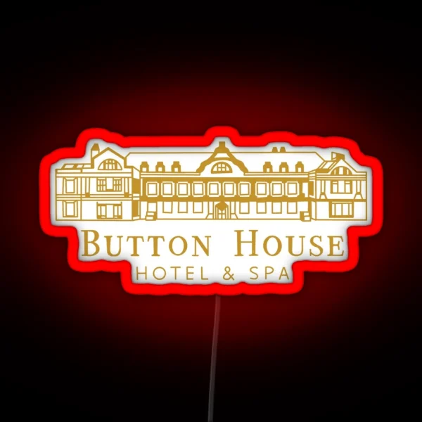 Button House Hotel And Spa RGB Neon Sign