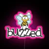 Brightly illuminated customizable RGB LED canvas signs for home decor