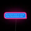 Vibrant Color-Changing RGB LED Canvas Sign for Neon Art Decoration