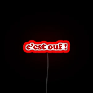 C Est Ouf It S Crazy French RGB Neon Sign