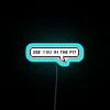 Neon Pittsburgh Sign, Customizable Colorful PIT RGB Wall Decor Artwork