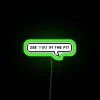 Vintage Pittsburg themed Neon Sign with RGB Color Options Available