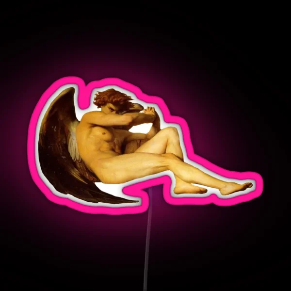 Cabanel S Fallen Angel RGB Neon Sign