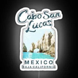 Cabo San Lucas Mexico Vintage RGB Neon Sign