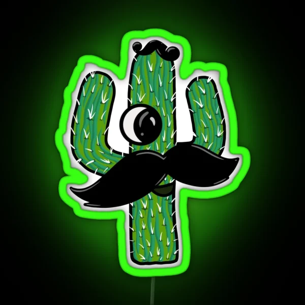 Cactus Boh RGB Neon Sign