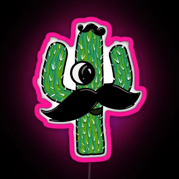 Cactus Boh RGB Neon Sign