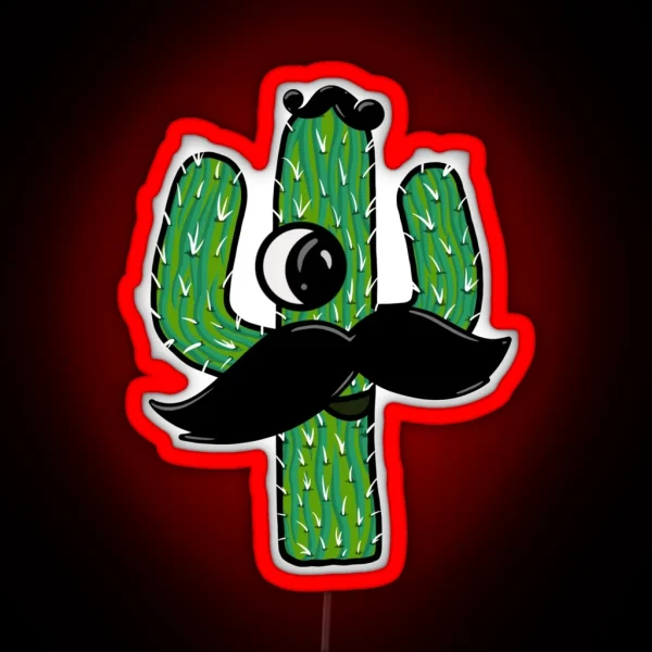 Cactus Boh RGB Neon Sign