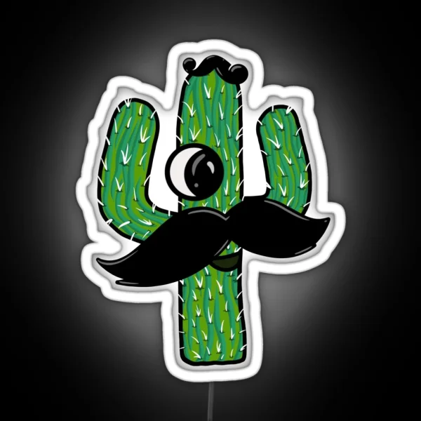 Cactus Boh RGB Neon Sign