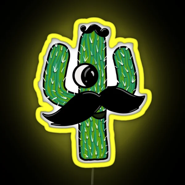 Cactus Boh RGB Neon Sign