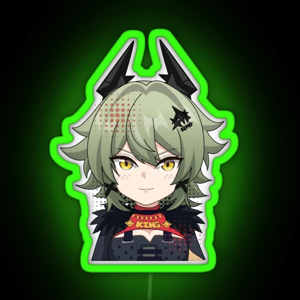 CAESAR KING Zenless Zone Zero Fanart RGB Neon Sign