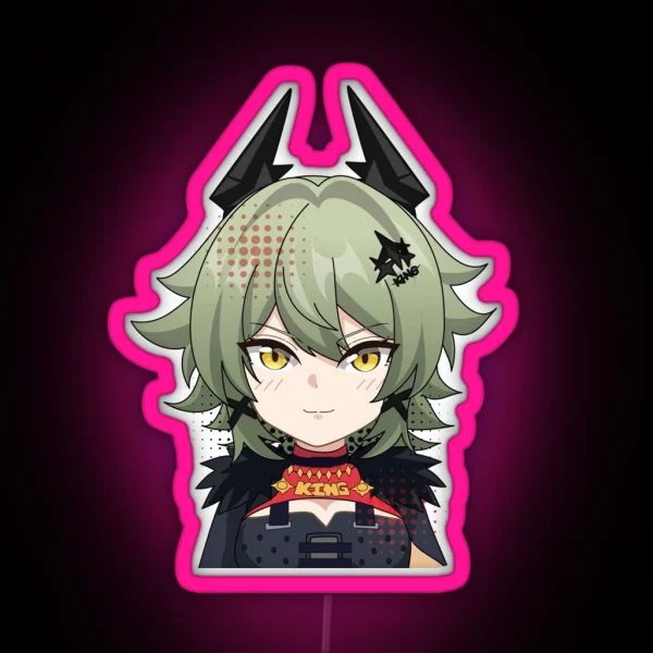 CAESAR KING Zenless Zone Zero Fanart RGB Neon Sign