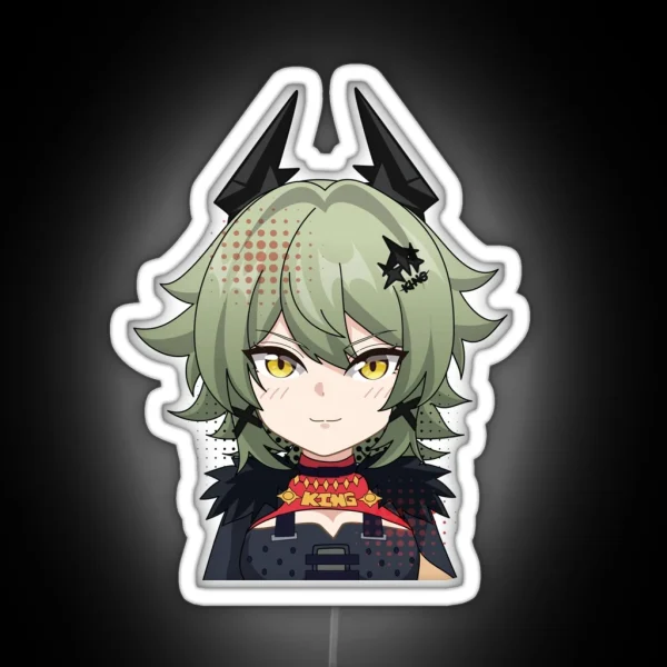 CAESAR KING Zenless Zone Zero Fanart RGB Neon Sign
