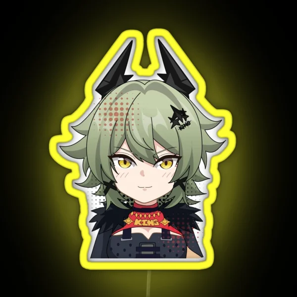 CAESAR KING Zenless Zone Zero Fanart RGB Neon Sign