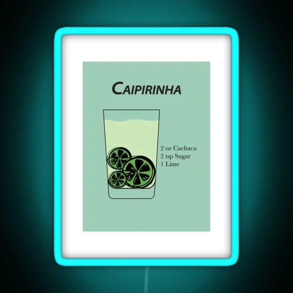 Caiprinha RGB Neon Sign