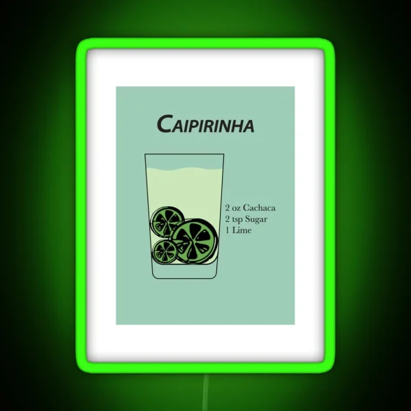 Caiprinha RGB Neon Sign