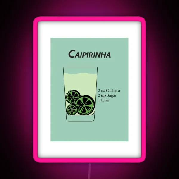 Caiprinha RGB Neon Sign