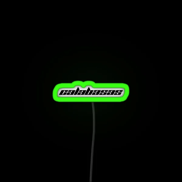 Calabasas Yeezy Kanye West RGB Neon Sign