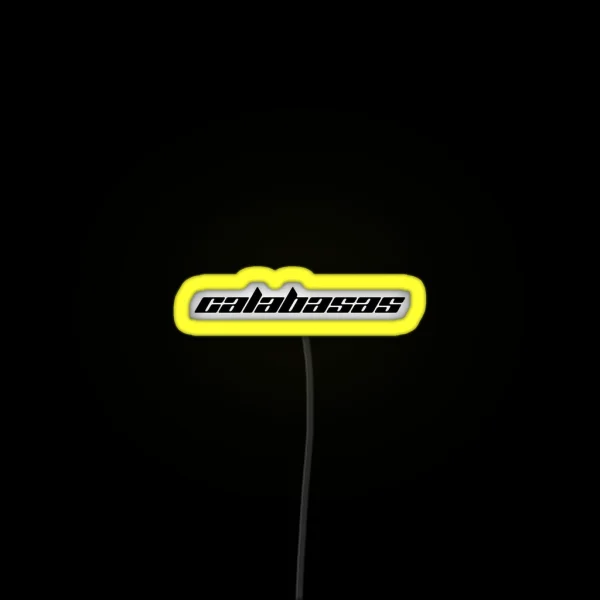 Calabasas Yeezy Kanye West RGB Neon Sign