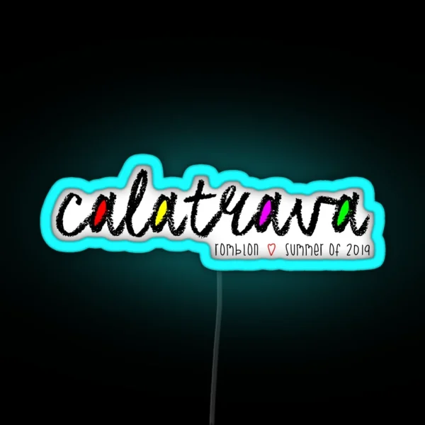 Calatrava RGB Neon Sign