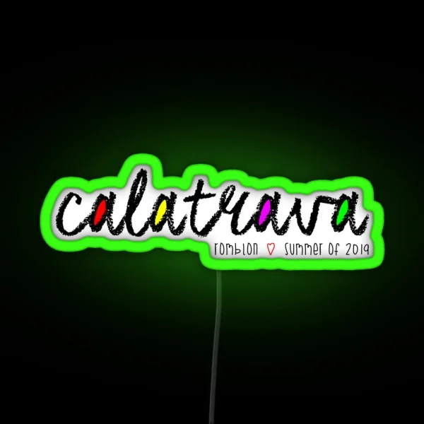 Calatrava RGB Neon Sign