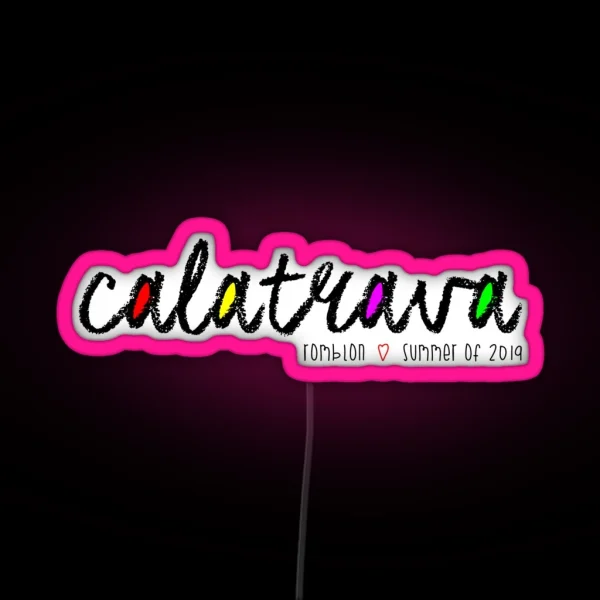 Calatrava RGB Neon Sign