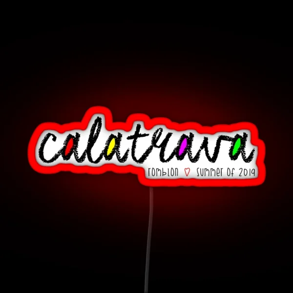 Calatrava RGB Neon Sign