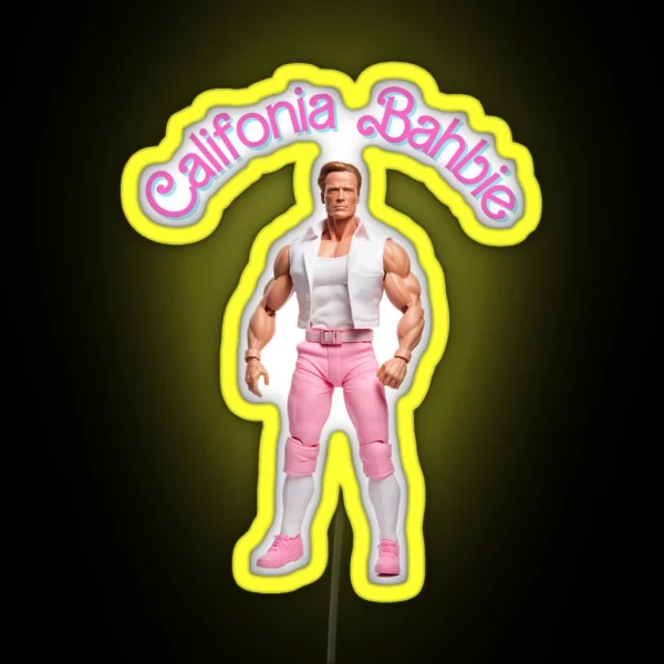 Califonia Bahbie Original Design RGB Neon Sign