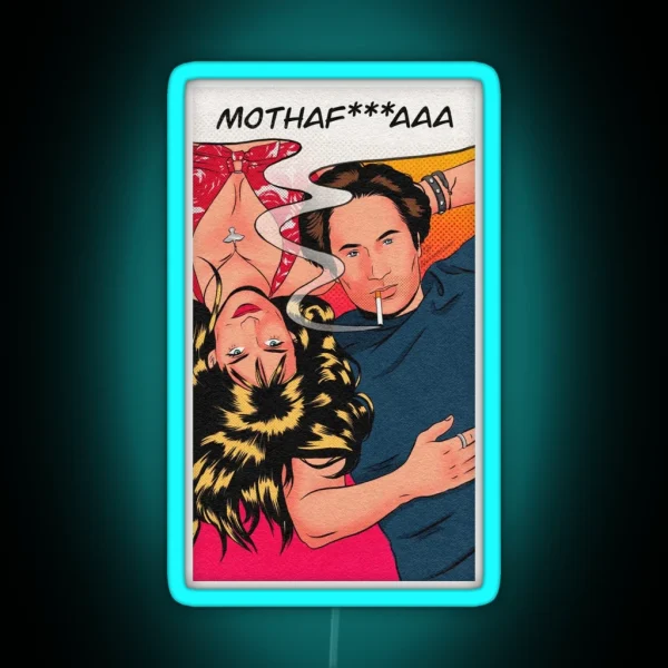 Californication Pop Art Mothaf Aaa RGB Neon Sign