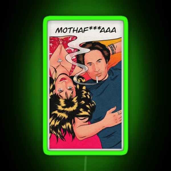 Californication Pop Art Mothaf Aaa RGB Neon Sign
