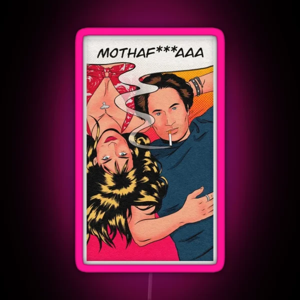 Californication Pop Art Mothaf Aaa RGB Neon Sign