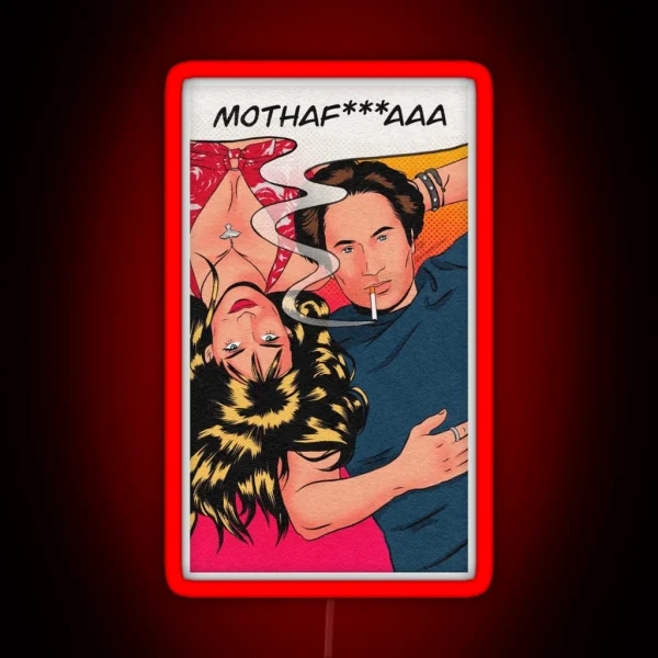 Californication Pop Art Mothaf Aaa RGB Neon Sign