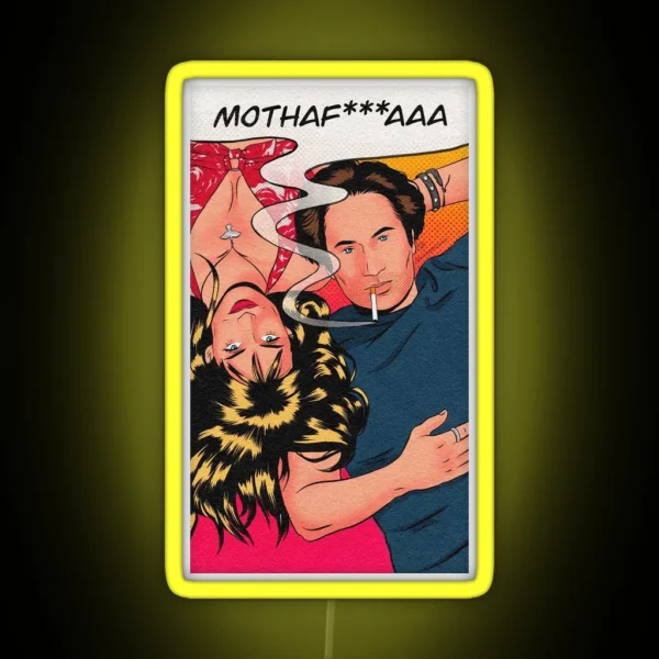 Californication Pop Art Mothaf Aaa RGB Neon Sign