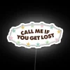 Vibrant Rainbow Edition of Taylor Swift's "Call Me If You Get Lost" Sign.