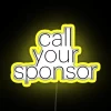 Customizable RGB LED neon sign with magnetic backing and durable frame