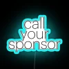 Encouraging accountability with bold, eye-catching call to action lighting.