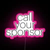Customizable RGB neon LED canvas wall decor for any occasion sponsorship