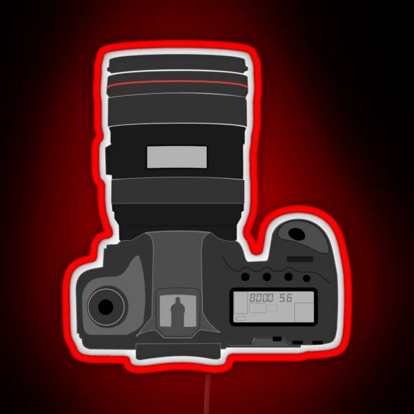 Camera Camera Photographer Photoshoot RGB Neon Sign