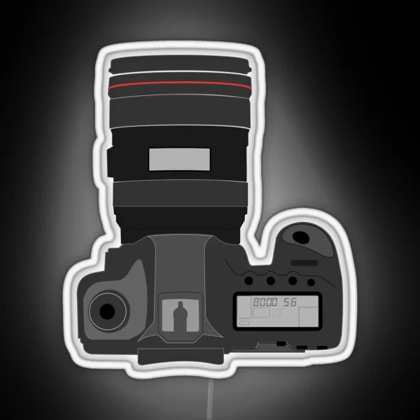 Camera Camera Photographer Photoshoot RGB Neon Sign