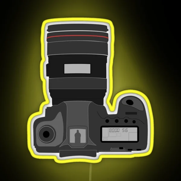 Camera Camera Photographer Photoshoot RGB Neon Sign