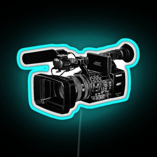 Camera RGB Neon Sign