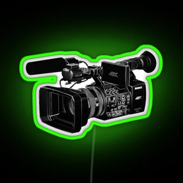Camera RGB Neon Sign
